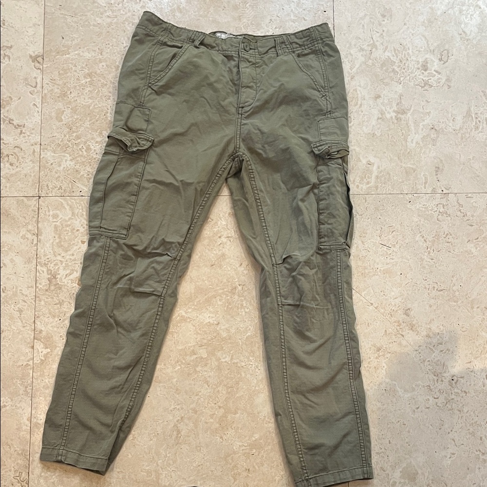 Olive Cargo Pants